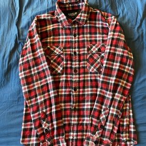 Men’s red Ezekiel flannel